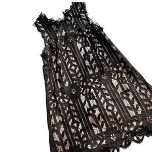 Botique Black & Cream Dress • NWOT